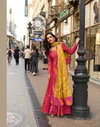 Kusum By Sayuri Viscose Jacquard Silk Online Gown With Dupatta Wholesale
